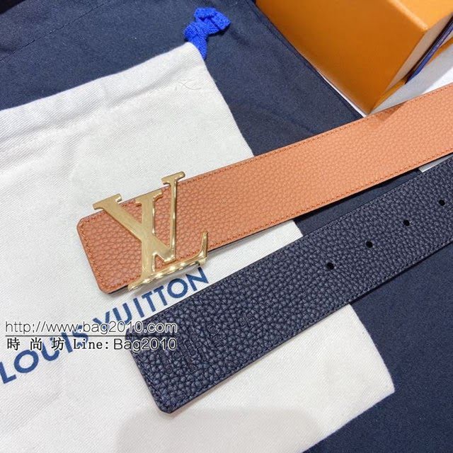 LV新款男士皮帶 路易威登雙面牛皮腰帶  jjp1965